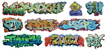 T2 Decals NSGRAF020 N Scale Graffiti Decals -- Set #20