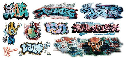 T2 Decals NSGRAF031 N Scale Graffiti Decals -- Set #31