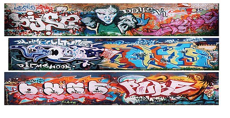 T2 Decals NSGRAF035 N Scale Graffiti Decals -- Set #35