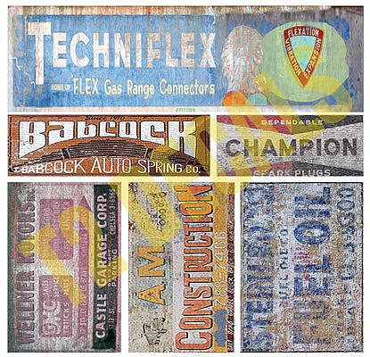 T2 Decals OSGHOS034 O Scale Ghost Sign Decals -- Set #34