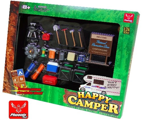 Phoenix Toys 18430 1/24 Happy Camper Accessory Set