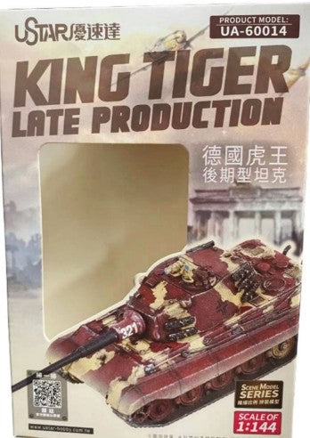 Ustar Hobby 60014 1/144 King Tiger Late Production Tank