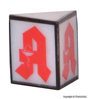 Viessmann 1375 HO Scale Pharmacy-Apothecary Sign with LED Lighting