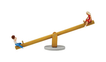 Viessmann 1503 HO Scale Animated Seesaw w/2 Children -- 14-16 Voly AC or DC