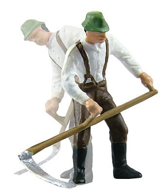 Viessmann 1520 HO Scale Animated Farmer w/Scythe -- 14-16 Volt AC or DC