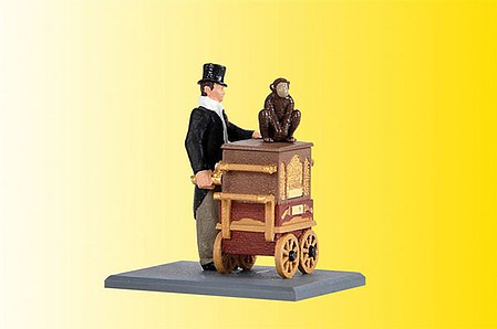 Viessmann 1549 HO Scale Animated Organ Grinder w/Monkey