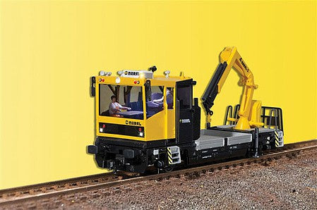 Viessmann 2610 HO Scale Robel 54.22 Railway Maintenance Vehicle w/Sound & DCC -- Yellow, Black