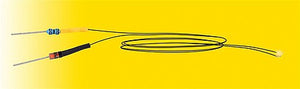 Viessmann 3561 All Scale Micro LED w/Soldered Leads & Dropping Resistor -- Yellow 1/16 x 1/32" 1.6 x .8mm