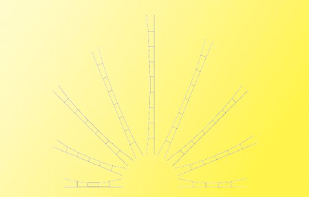 Viessmann 4153 HO Scale Universal Catenary Wire -- 210-240mm, 3 Pack