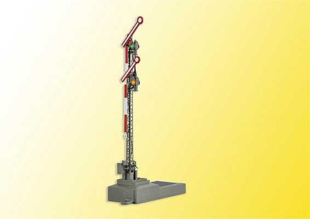 Viessmann 4471 N Scale European LED Semaphore 2-Coupled-Arm Home Signal with DCC Decoder