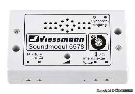 Viessmann 5578 HO Scale Jukebox Sound Module -- Plays 1950s-1960s Hits - For use with 769-1511 (Sold Separately)