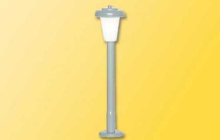 Viessmann 6080 HO Scale Modern Street Light -- Green, Warm-White LED, 1-15/16 4.9cm Tall"