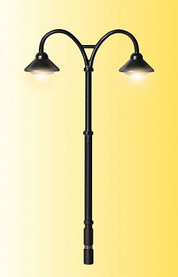 Viessmann 6409 N Scale Baden-Baden Double Platform Lamp -- 1-5/8" 4.1cm Tall