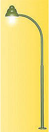 Viessmann 6729 HO Scale Overhead Gas Lamp -- Green Mast, Warm White LED, 3-1/8" 8cm Tall