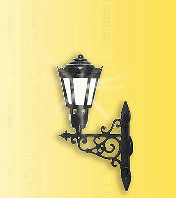 Viessmann 9074 O Scale Ornate Wall-Mount Lamp -- Warm White LED
