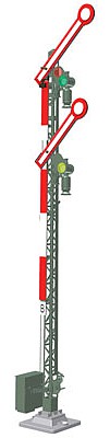 Viessmann 9501 O Scale European-Style Semaphore Home Signal w/Coupled Arms
