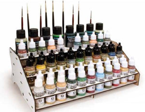 Vallejo 26007 Front Module Paint Display Stand (Holds 60 bottles & brushes)