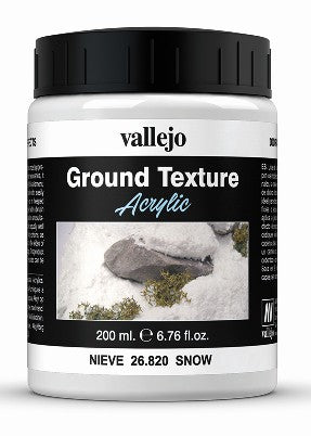 Vallejo 26820 200ml Bottle Snow Ground Texture Diorama Effect