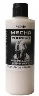 Vallejo 27701 200ml Bottle Gloss Varnish Mecha Color