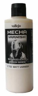 Vallejo 27702 200ml Bottle Matt Varnish Mecha Color