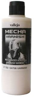 Vallejo 27703 200ml Bottle Satin Varnish Mecha Color