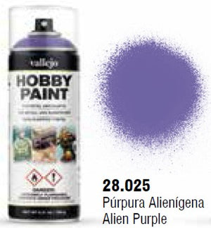 Vallejo 28025 Alien Purple Fantasy Solvent-Based Acrylic Paint 400ml Spray