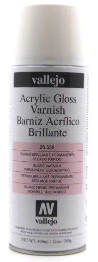 Vallejo 28530 Acrylic Gloss Varnish 400ml Spray