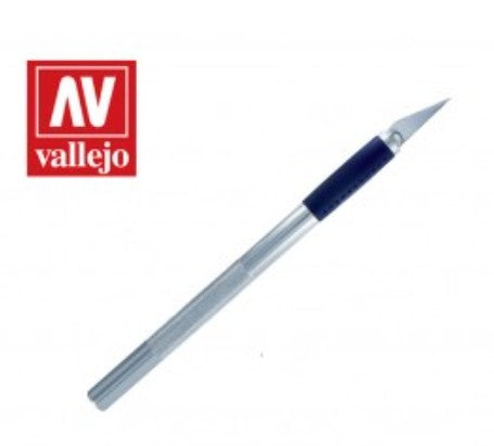 Vallejo 6007 Soft Grip Aluminum Handle #1 Knife w/#11 Blade