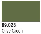 Vallejo 69028 17ml Bottle Olive Green Mecha Color (6/Bx)