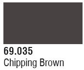 Vallejo 69035 17ml Bottle Chipping Brown Mecha Color (6/Bx)