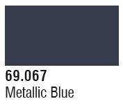 Vallejo 69067 17ml Bottle Metallic Blue Mecha Color (6/Bx)