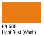 Vallejo 69505 17ml Bottle Light Rust Wash Mecha Color (6/Bx)