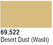 Vallejo 69522 17ml Bottle Desert Dust Wash Mecha Color (6/Bx)