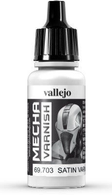 Vallejo 69703 17ml Bottle Satin Varnish Mecha Color (6/Bx)