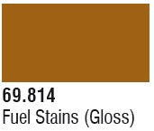 Vallejo 69814 17ml Bottle Fuel Stains (Gloss) Mecha Color (6/Bx)