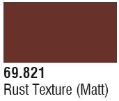 Vallejo 69821 17ml Bottle Rust Texture (Matt) Mecha Color (6/Bx)