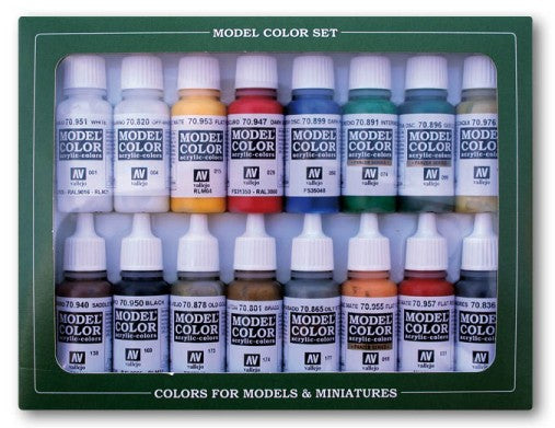 Vallejo 70149 17ml Bottle Napoleonic French & British 1789-1815 Model Color Paint Set (16 Colors)