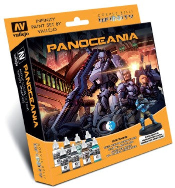 Vallejo 70231 17ml Bottle Infinity Panoceania Miniature Figures Model Color Paint Set (8 Colors)