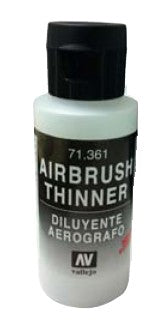 Vallejo 71361 60ml Bottle Airbrush Thinner (6/Bx)