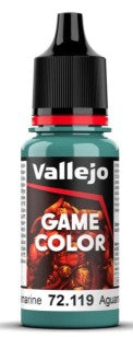 Vallejo 72119 18ml Bottle Aquamarine Game Color (6/Bx)