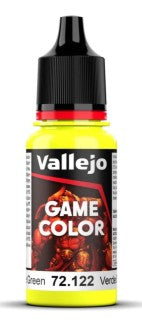 Vallejo 72122 18ml Bottle Bile Green Game Color (6/Bx)