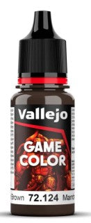 Vallejo 72124 18ml Bottle Gorgon Brown Game Color (6/Bx)