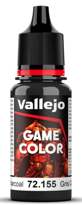 Vallejo 72155 18ml Bottle Charcoal Game Color (6/Bx)