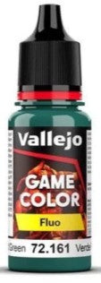 Vallejo 72161 18ml Bottle Cold Green Fluorescent Game Color (6/Bx)