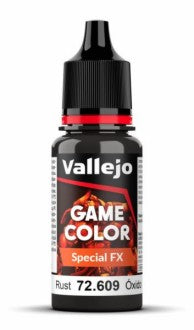 Vallejo 72609 18ml Bottle Rust Special FX Game Color (6/Bx)