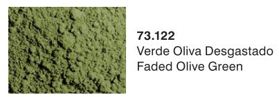 Vallejo 73122 30ml Bottle Faded Olive Green Pigment Powder