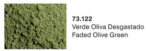 Vallejo 73122 30ml Bottle Faded Olive Green Pigment Powder