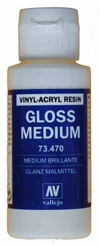 Vallejo 73470 60ml Bottle Gloss Medium (6/Bx)