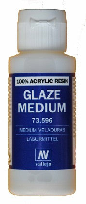 Vallejo 73596 60ml Bottle Glaze Medium (6/Bx)