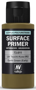 Vallejo 73611 60ml Bottle IJA Earth Green (Early) Surface Primer (6/Bx)